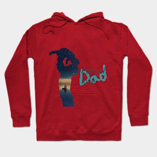 Graphic photo design with form of Dad and I Eternal Love Hoodie
